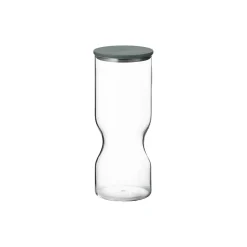 ALFREDO opbevaringsdåse large 1,5 L, glas/grøn