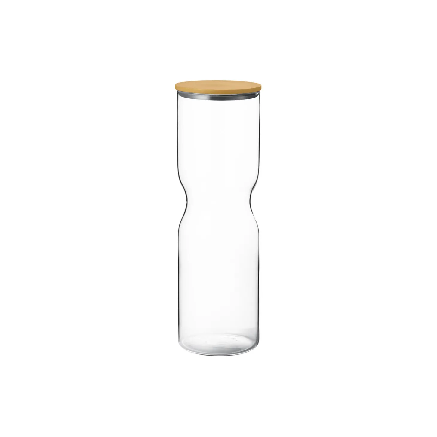 ALFREDO opbevaringsdåse X-large 2 L, glas/gul