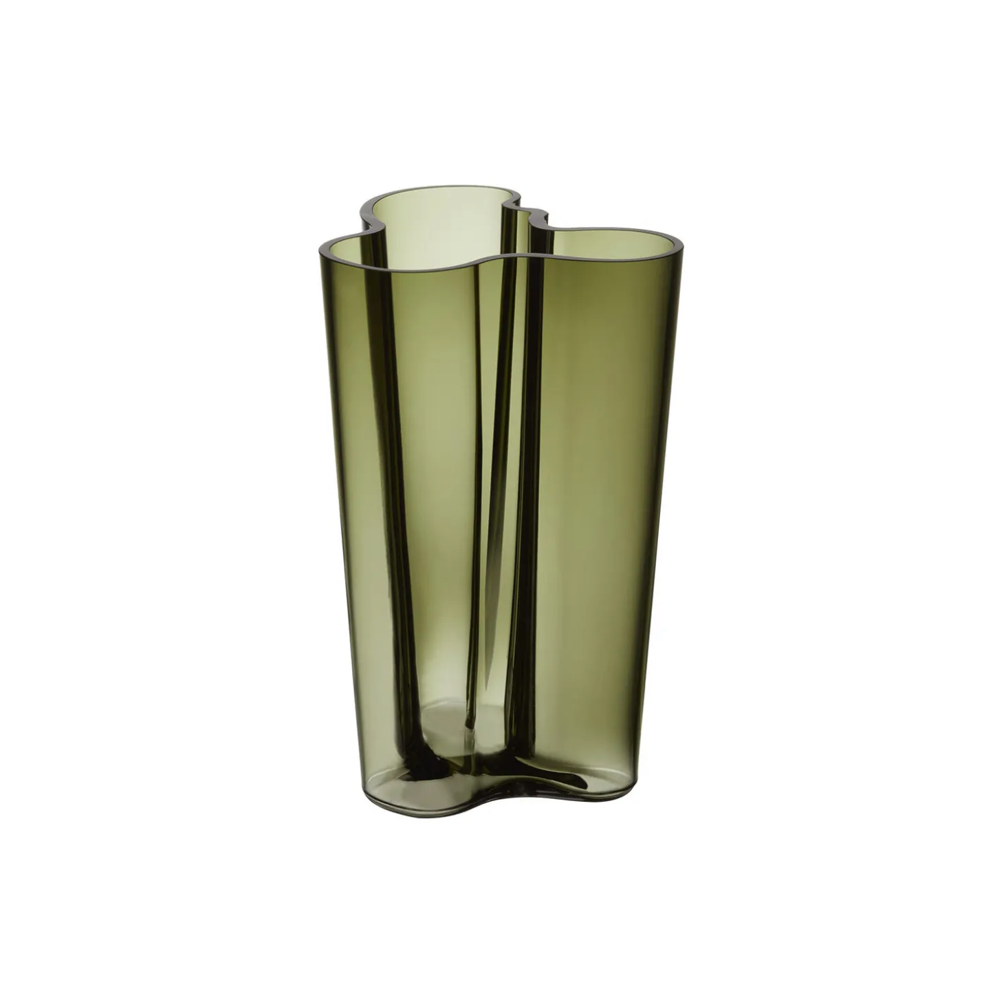 Alvar Aalto vase 25 cm, moss green