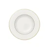 Anmut Gold Dyb Tallerken Ø 24 cm, hvid/guld