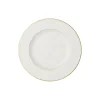 Anmut Gold Middagstallerken Ø 28 cm, hvid/guld