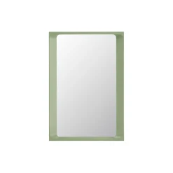 Arced Mirror, light green