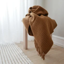 Basket plaid, camel