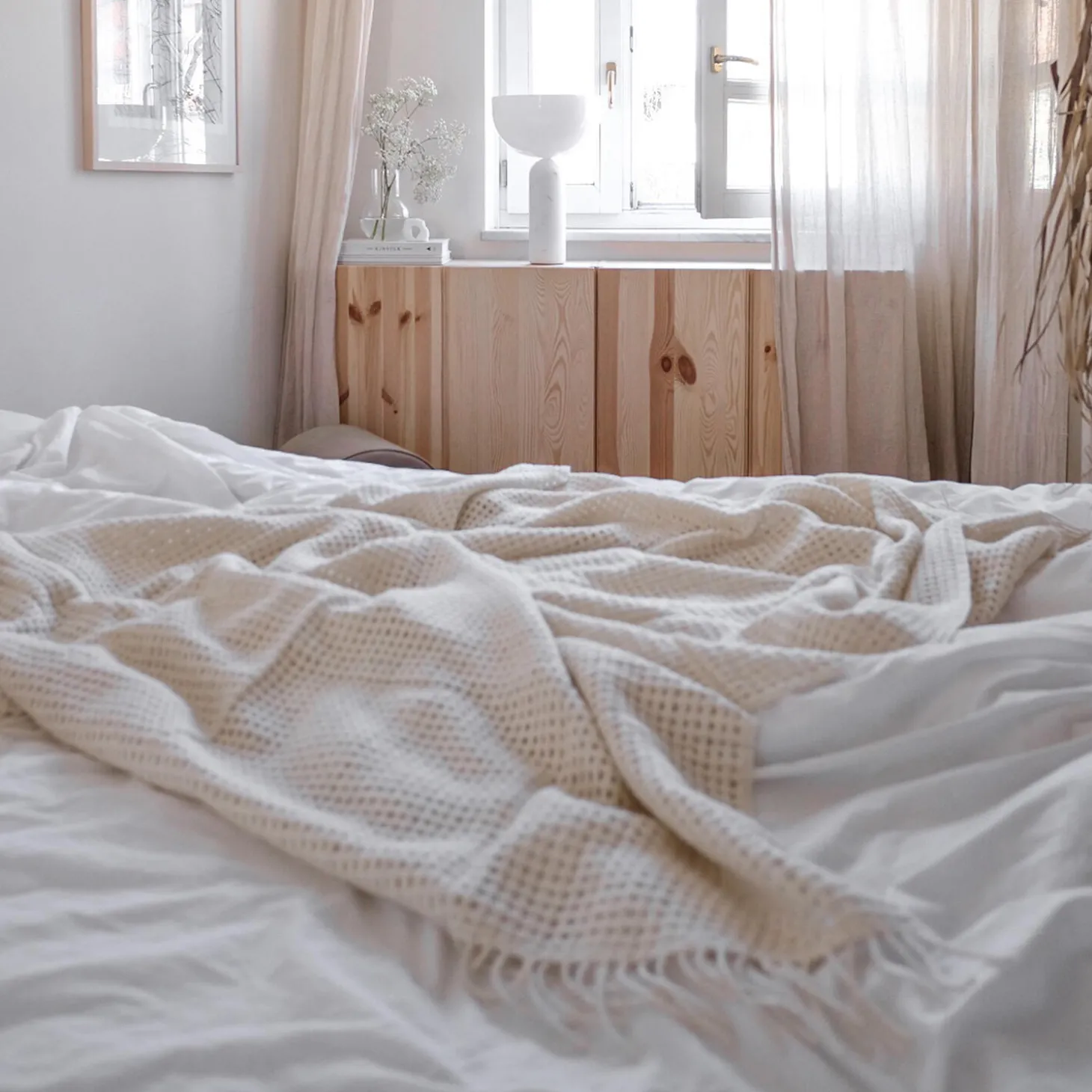 Basket plaid, off white