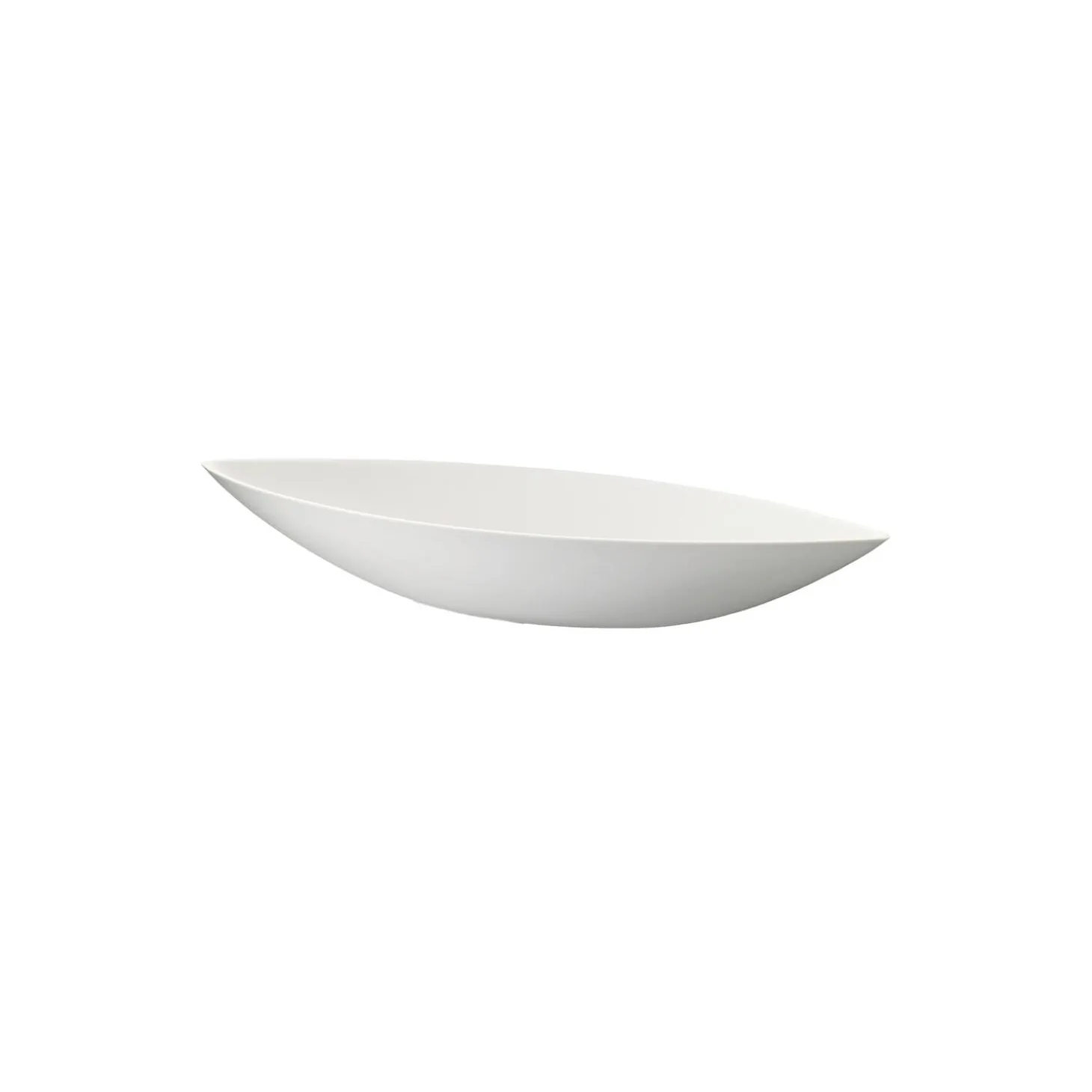 Bådskål mellem, hvid