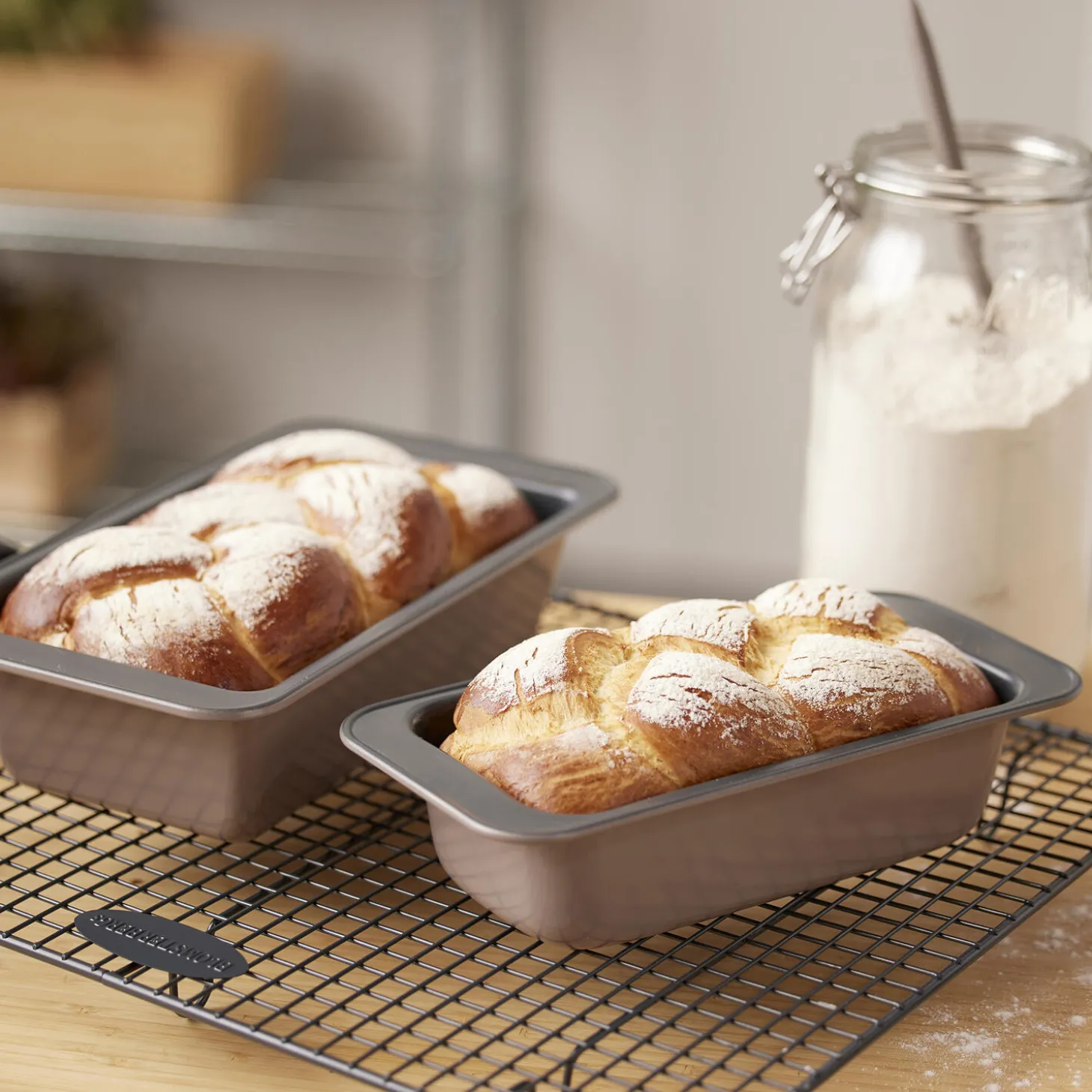 Brødform, latte