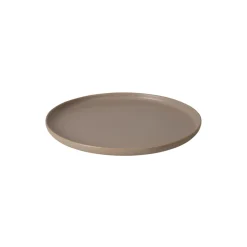 CAPRI Charger Tallerken, mat taupe