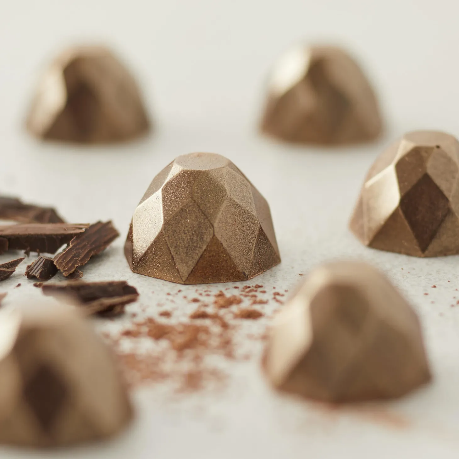 Chokoladeform diamant til 21 stk.