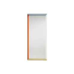 Colour Frame Mirror Large, blue/orange