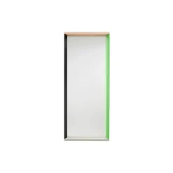 Colour Frame Mirror Large, green/pink