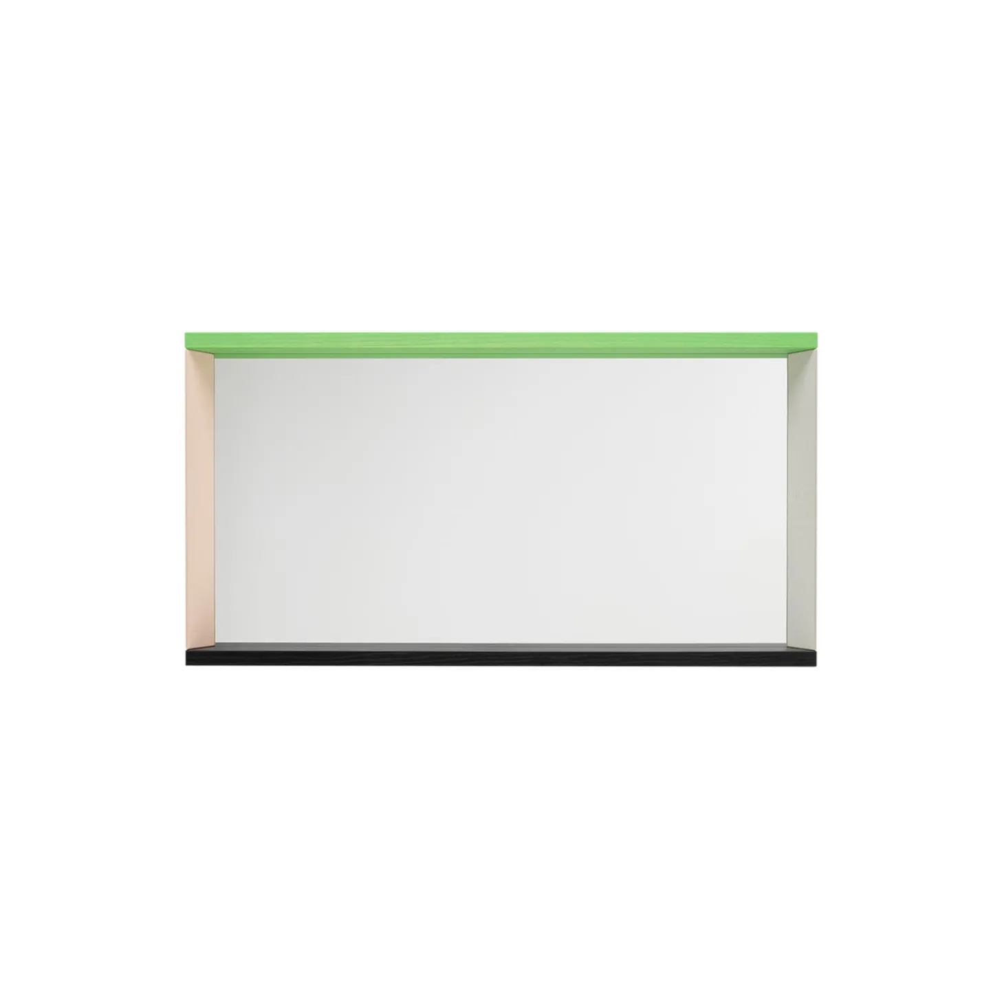 Colour Frame Mirror Medium, green/pink