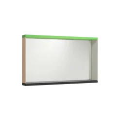Colour Frame Mirror Medium, green/pink