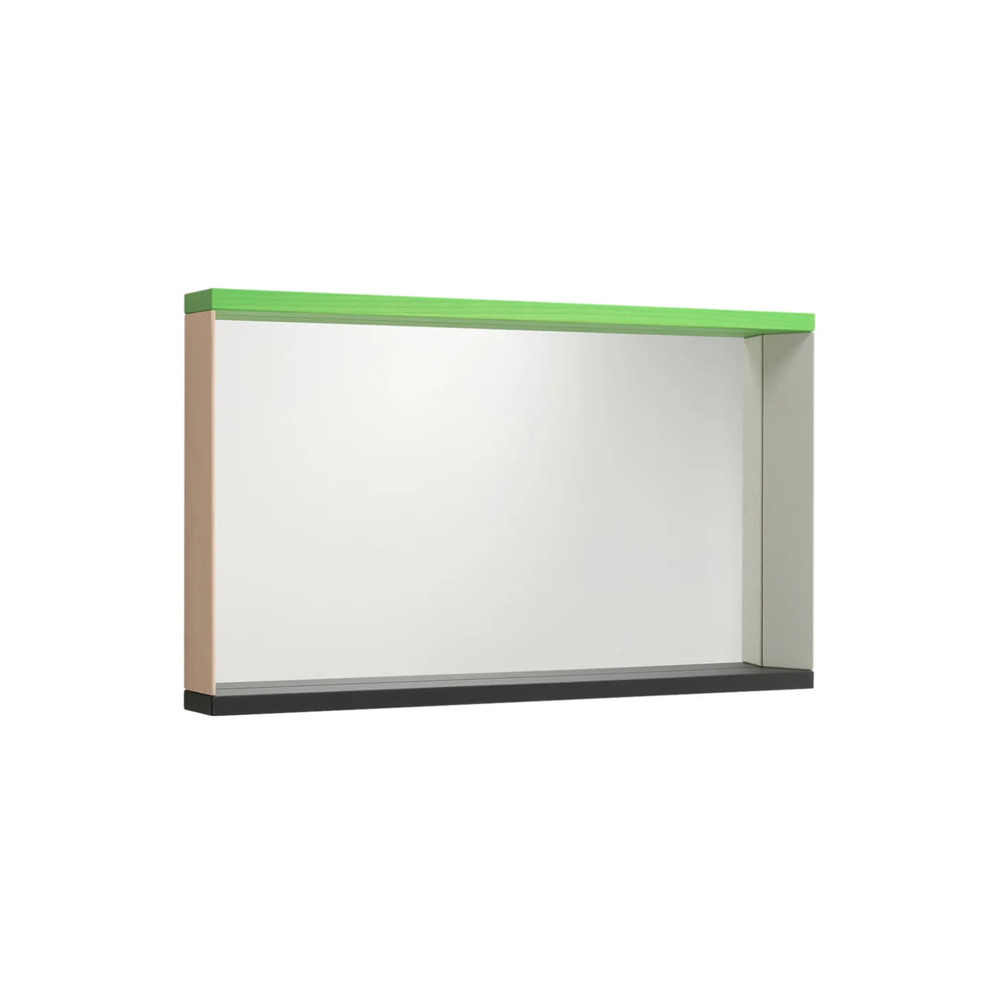 Colour Frame Mirror Medium, green/pink