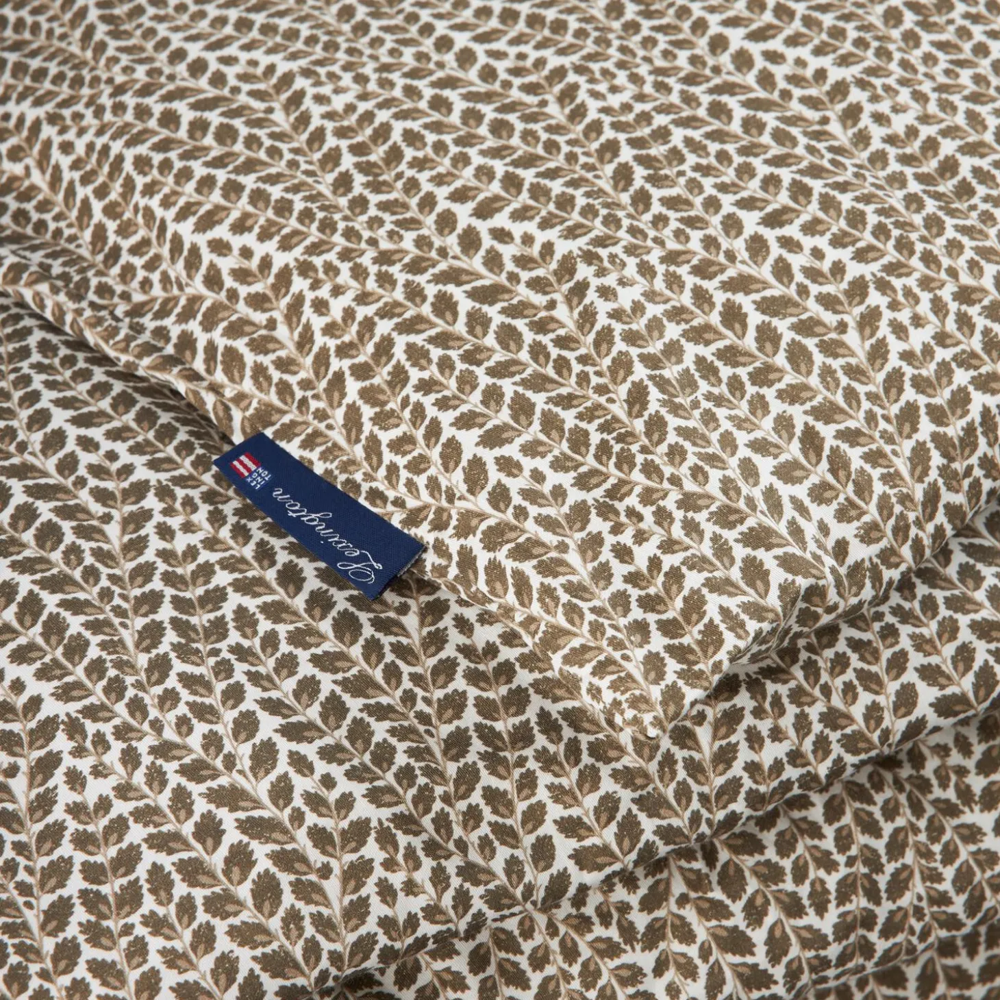 Cotton Sateen Bed Set, stone/white/beige