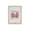 Crab Cakes-viskestykke i økologisk bomuldstwill, white/blue