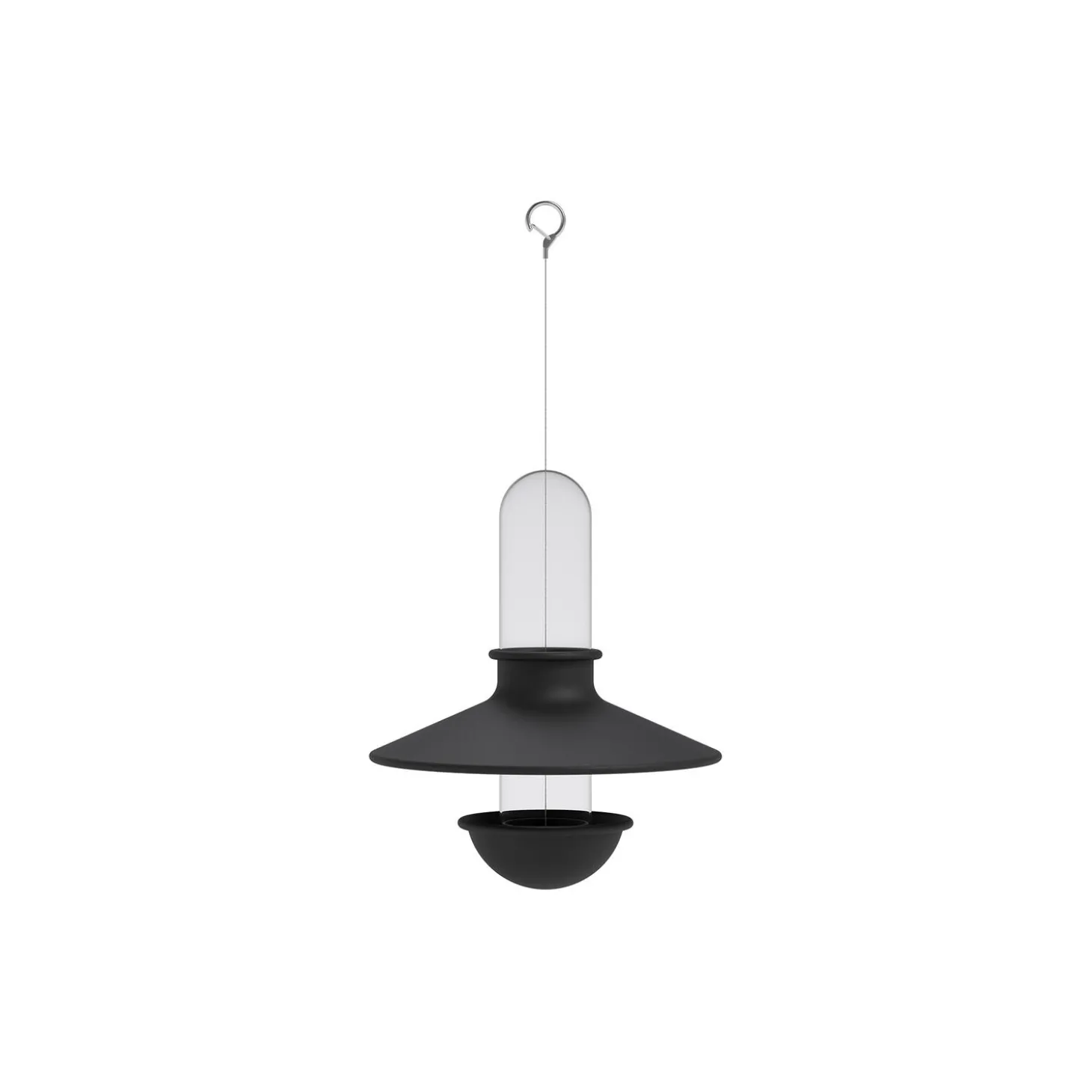 De Luxe fuglefoderautomat, black
