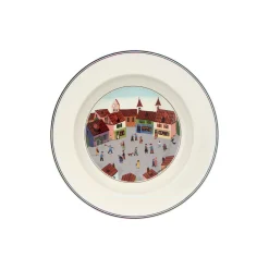 Design Naif dyb tallerken Ø 21 cm, village