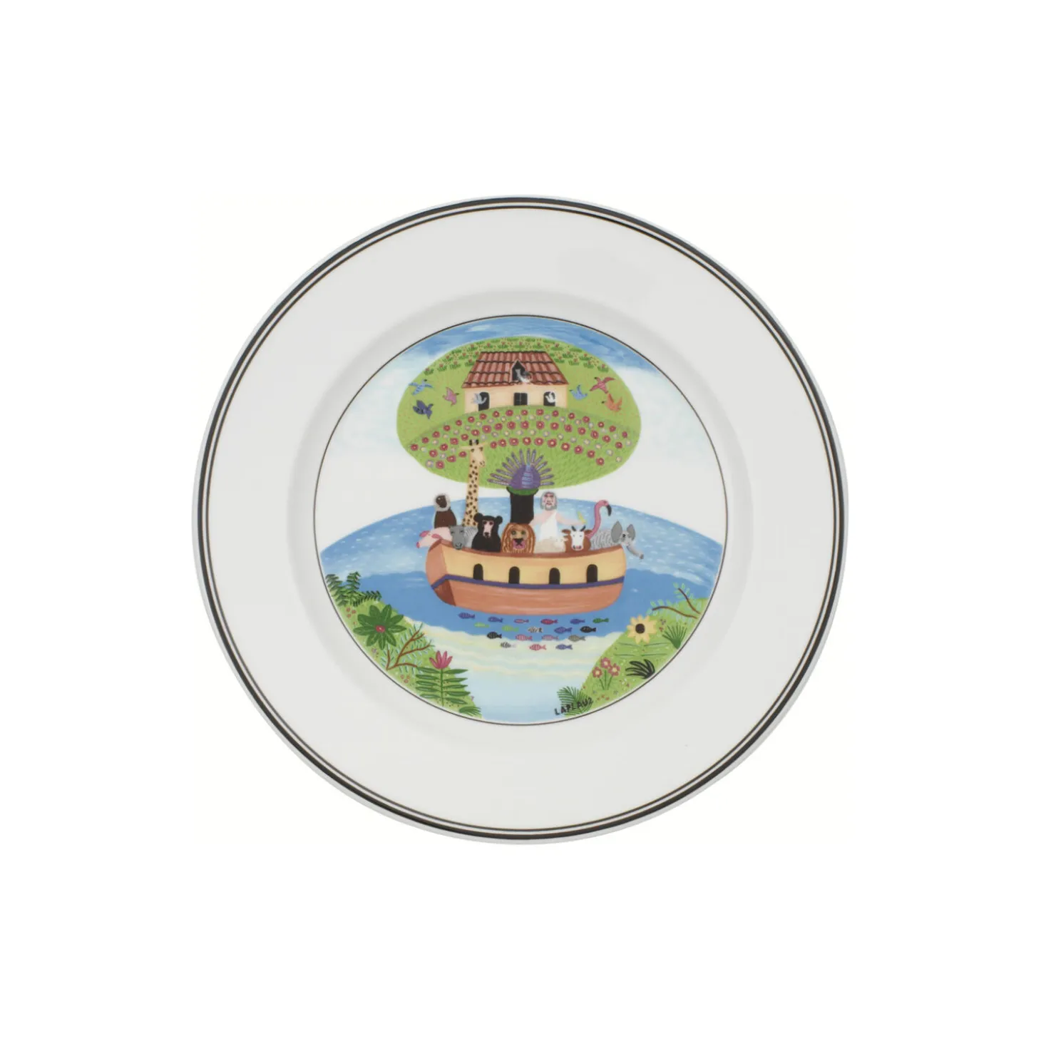 Design Naif tallerken Ø 21 cm, Noah's ark