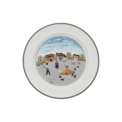 Design Naif tallerken Ø 27 cm, poultry farm