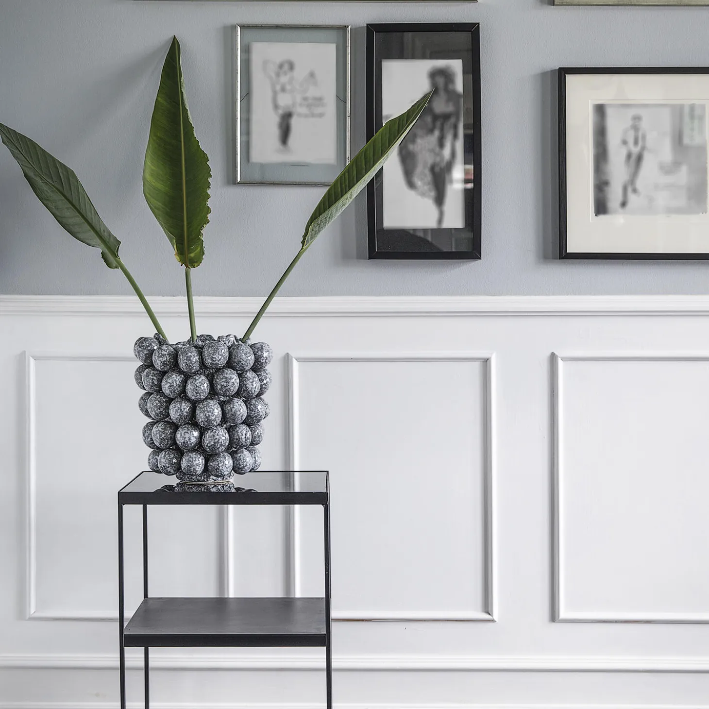 Dras vase/skjuler, mirage grey