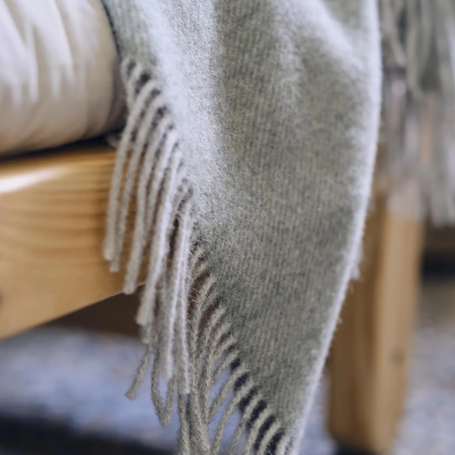 Drejø plaid, 05202 sage