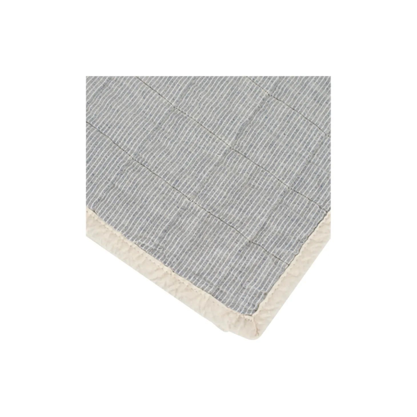 Faye sengetæppe, blue pin