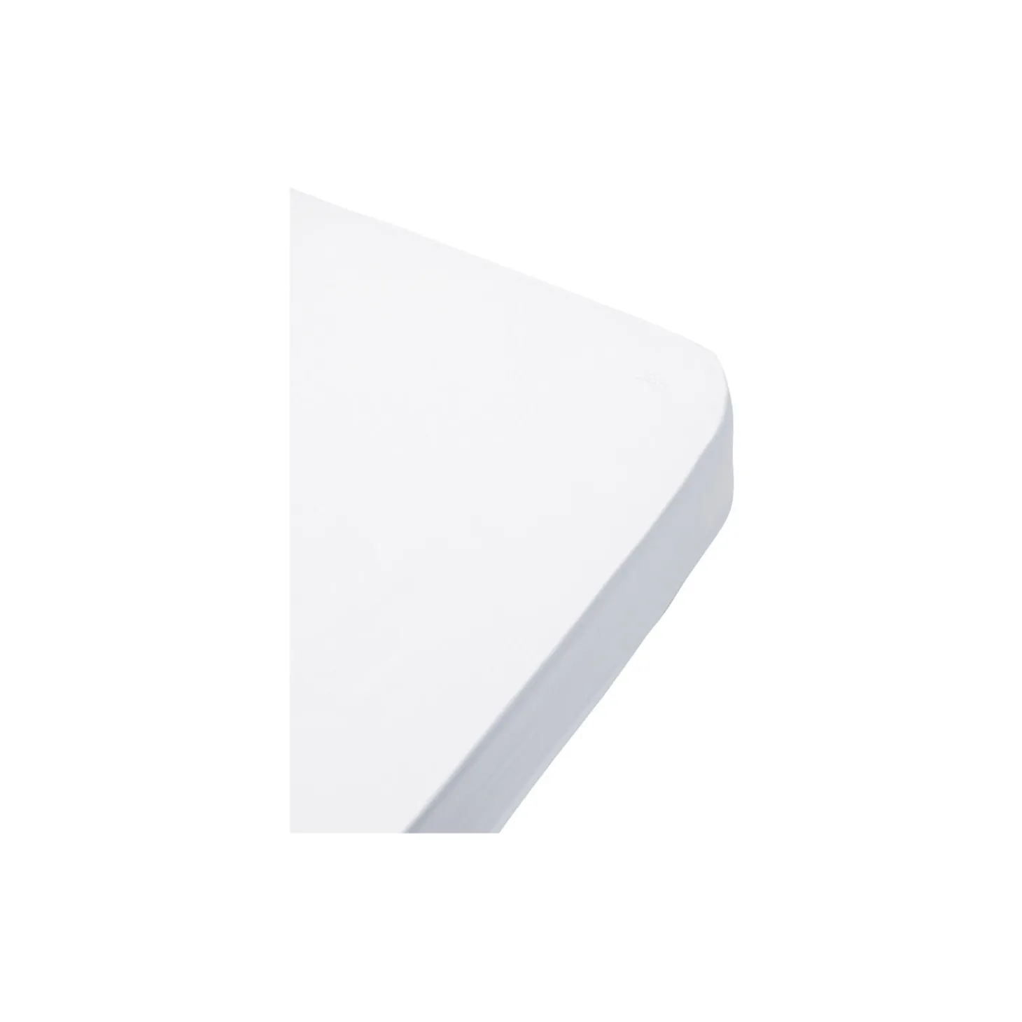 Fern faconsyet lagen, simply white