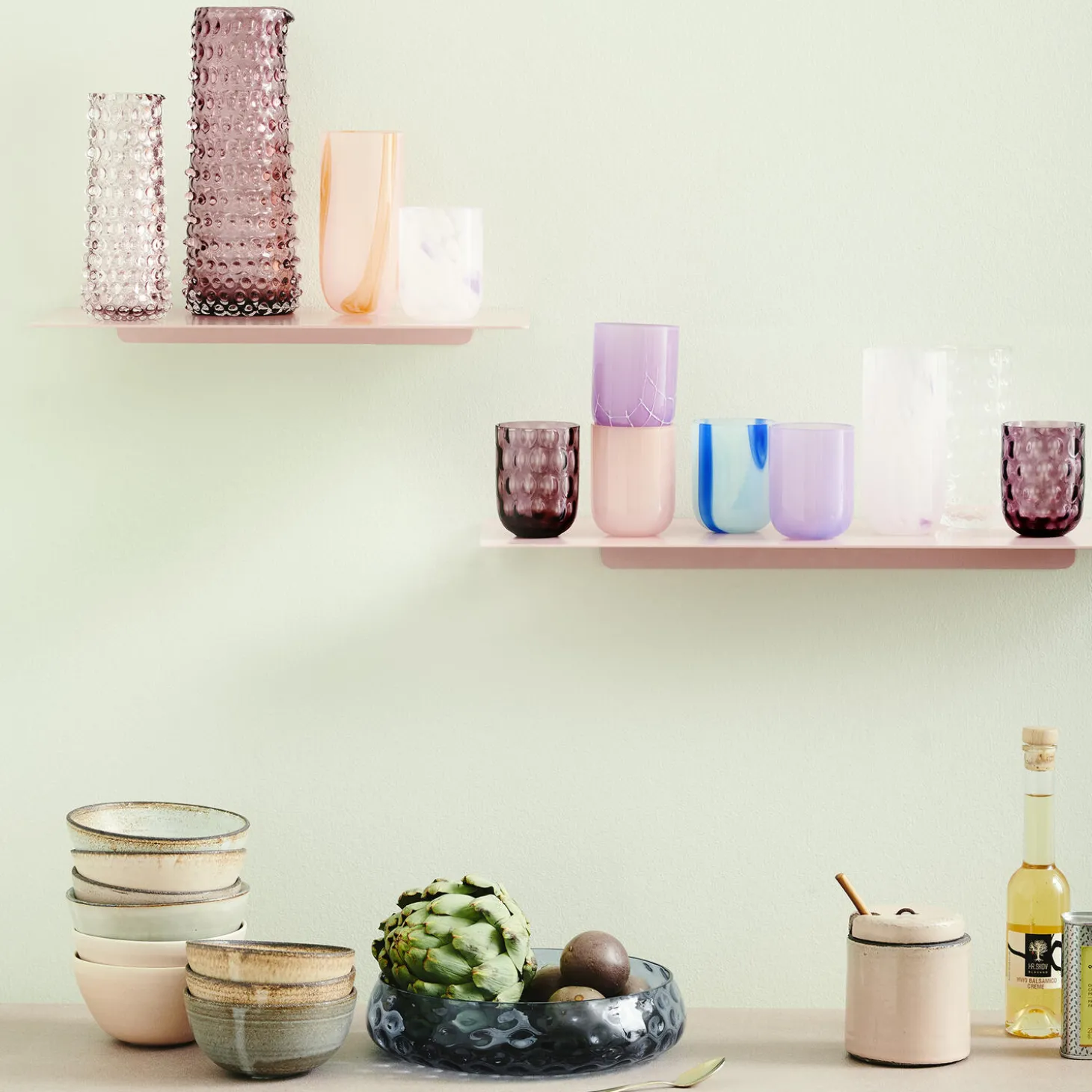 Flow Longdrink, multicolour pink