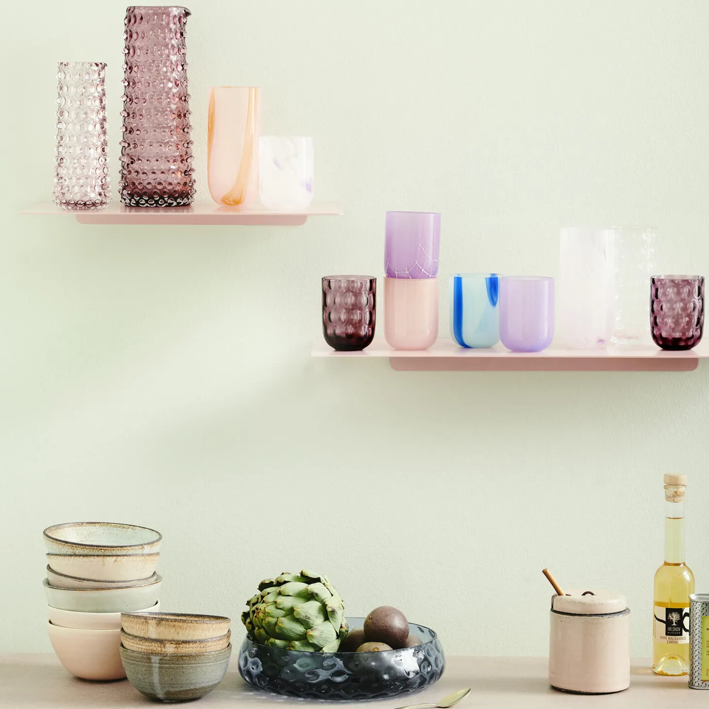 Flow Tumbler, multicolour pink