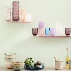 Flow Tumbler, purple w stripes