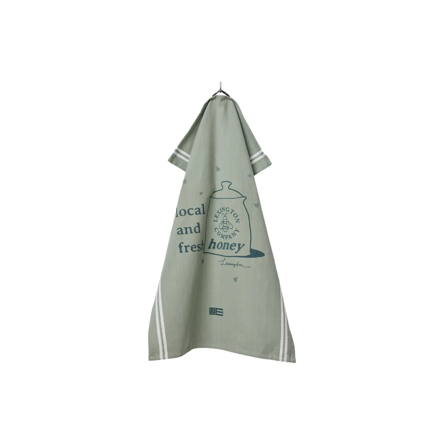 Fresh Honey Organic Cotton Kitchen Towel, green