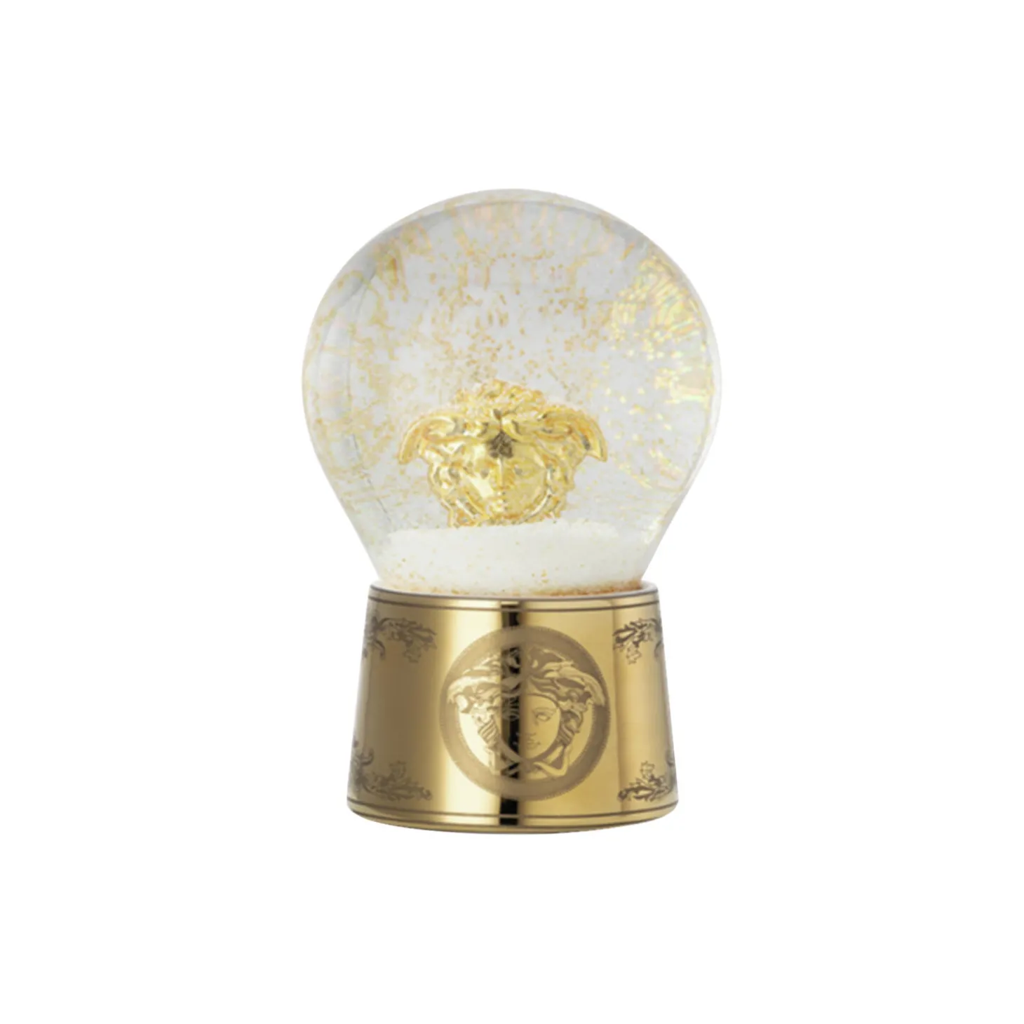 Golden Medusa Snow Globe