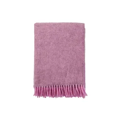 Gotland uld plaid, pink