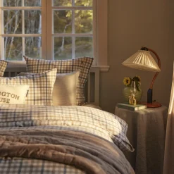 Graphic Quilted Bedspread, beige