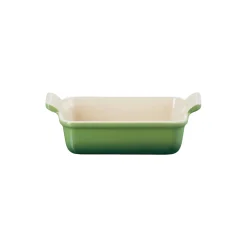 Heritage rektangulært fad 19 cm, bamboo green