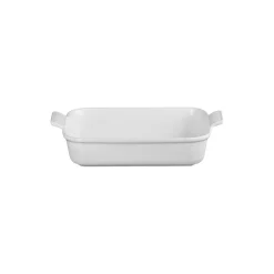 Heritage rektangulært fad 32 cm, white