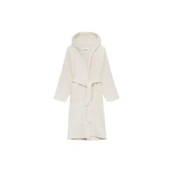 Hooded Bathrobe Terry, pure ecru