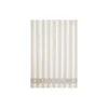 Icons Cotton Twill Waffle Striped viskestykke, beige/white