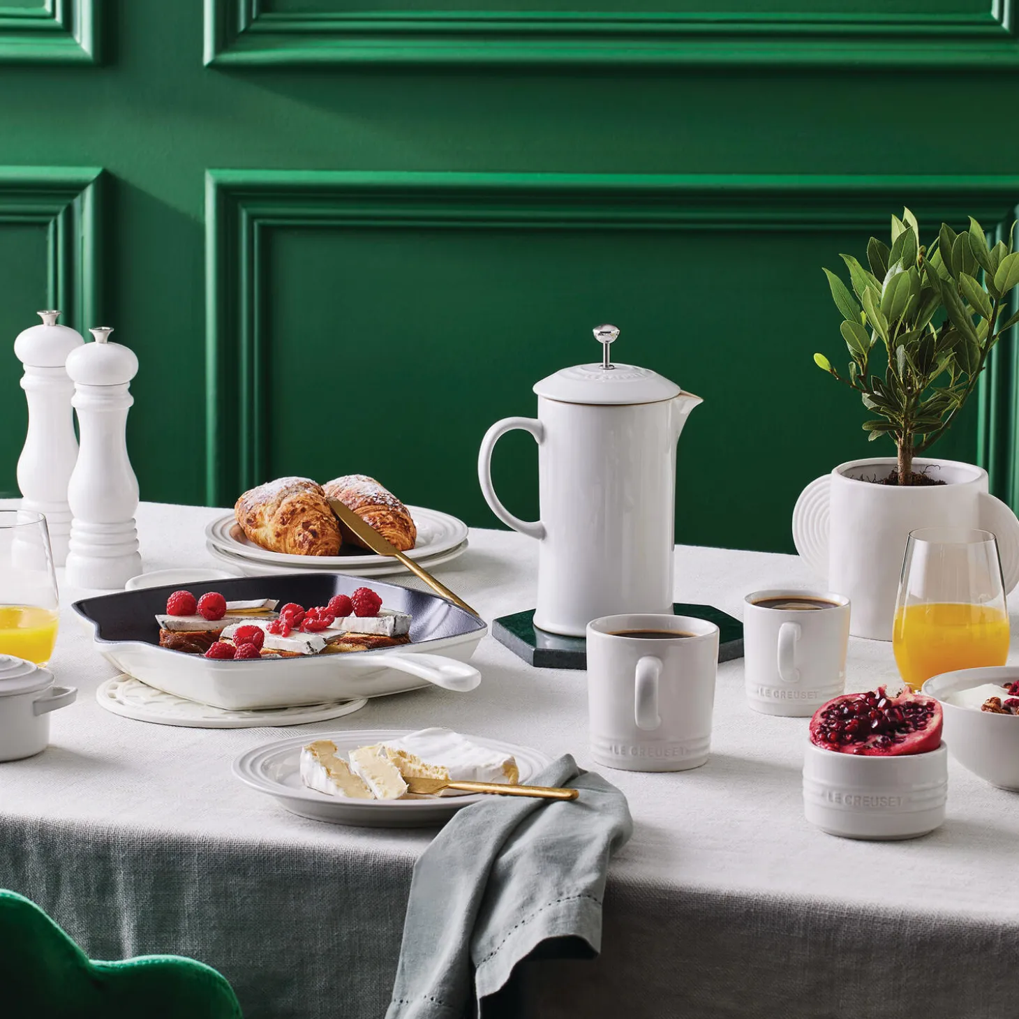 Kaffekrus, white