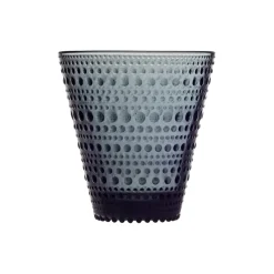 Kastehelmi drikkeglas 2 stk., dark grey