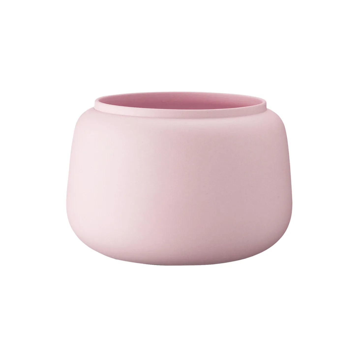 Klassisk vase bred lille, gammelrosa