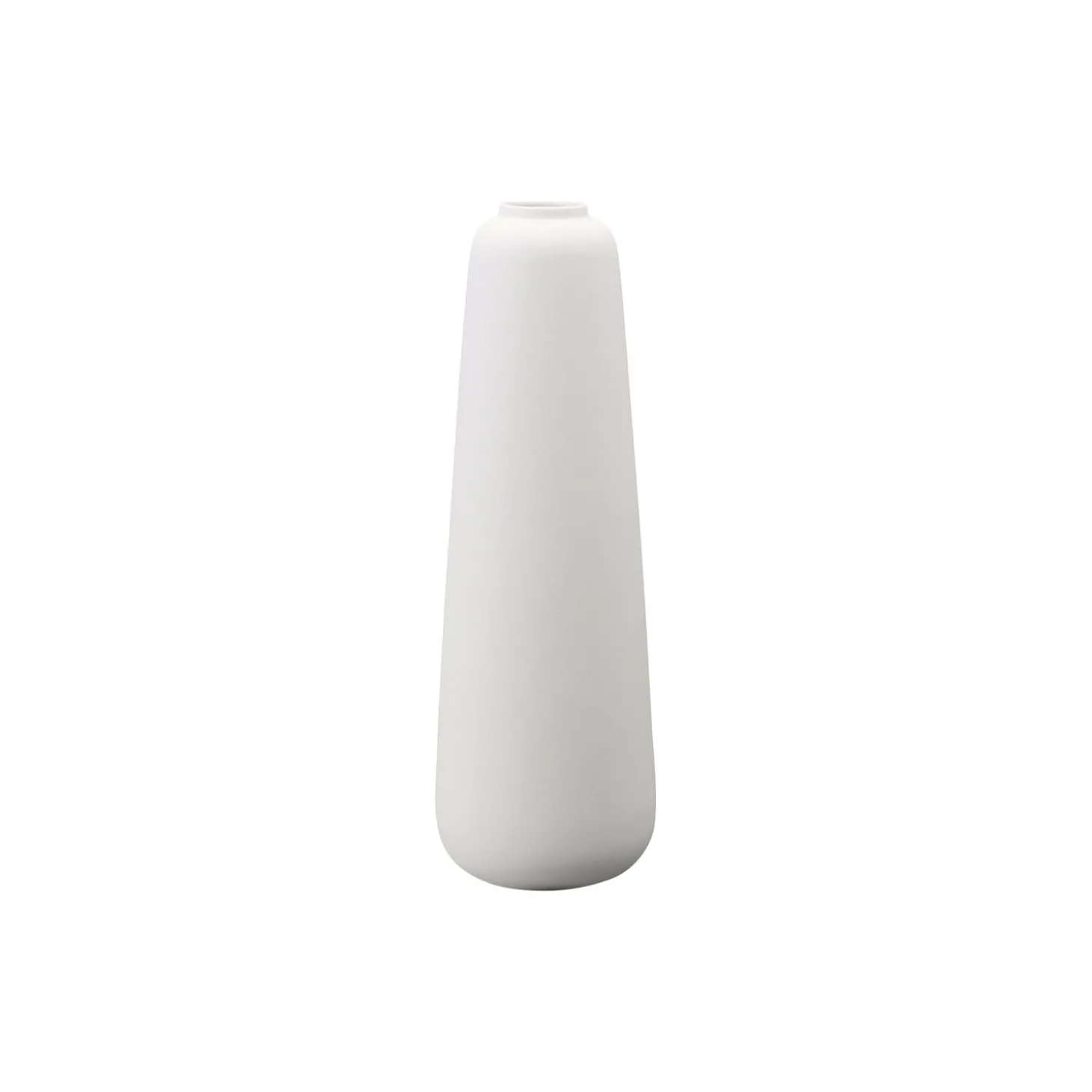Klassisk vase slank, hvid