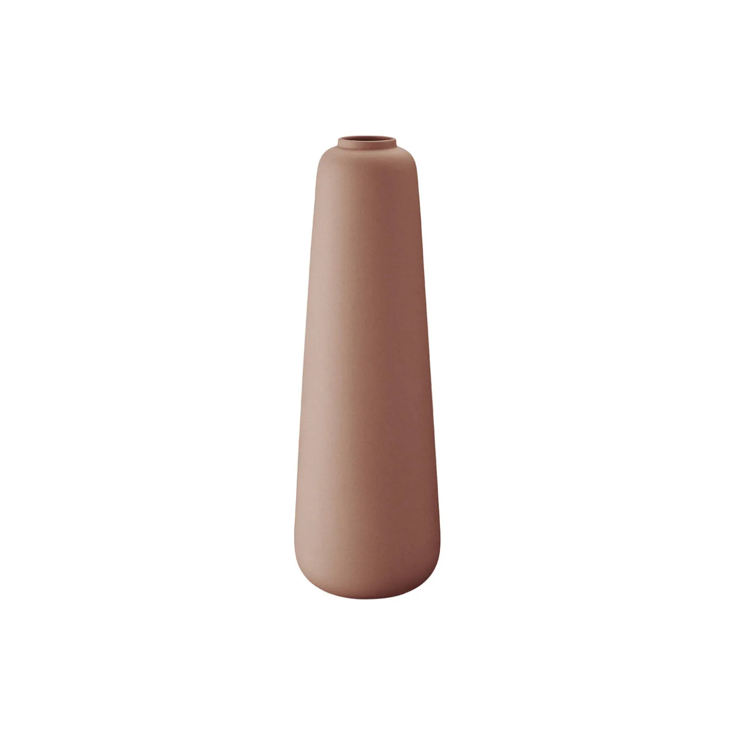 Klassisk vase slank, terracotta