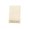 Knut uld plaid, natural