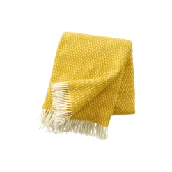 Knut Uld plaid, saffron