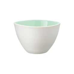 Kop/skål mikro, hvid/mint