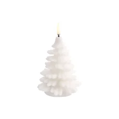 LED Christmas Tree Candle 12 cm, nordic white