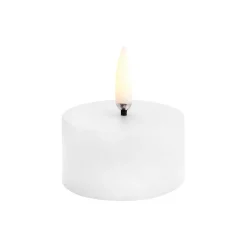LED Mini Pillar Candle 3 cm, nordic white