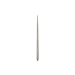 LED tall taper candle, sandstone