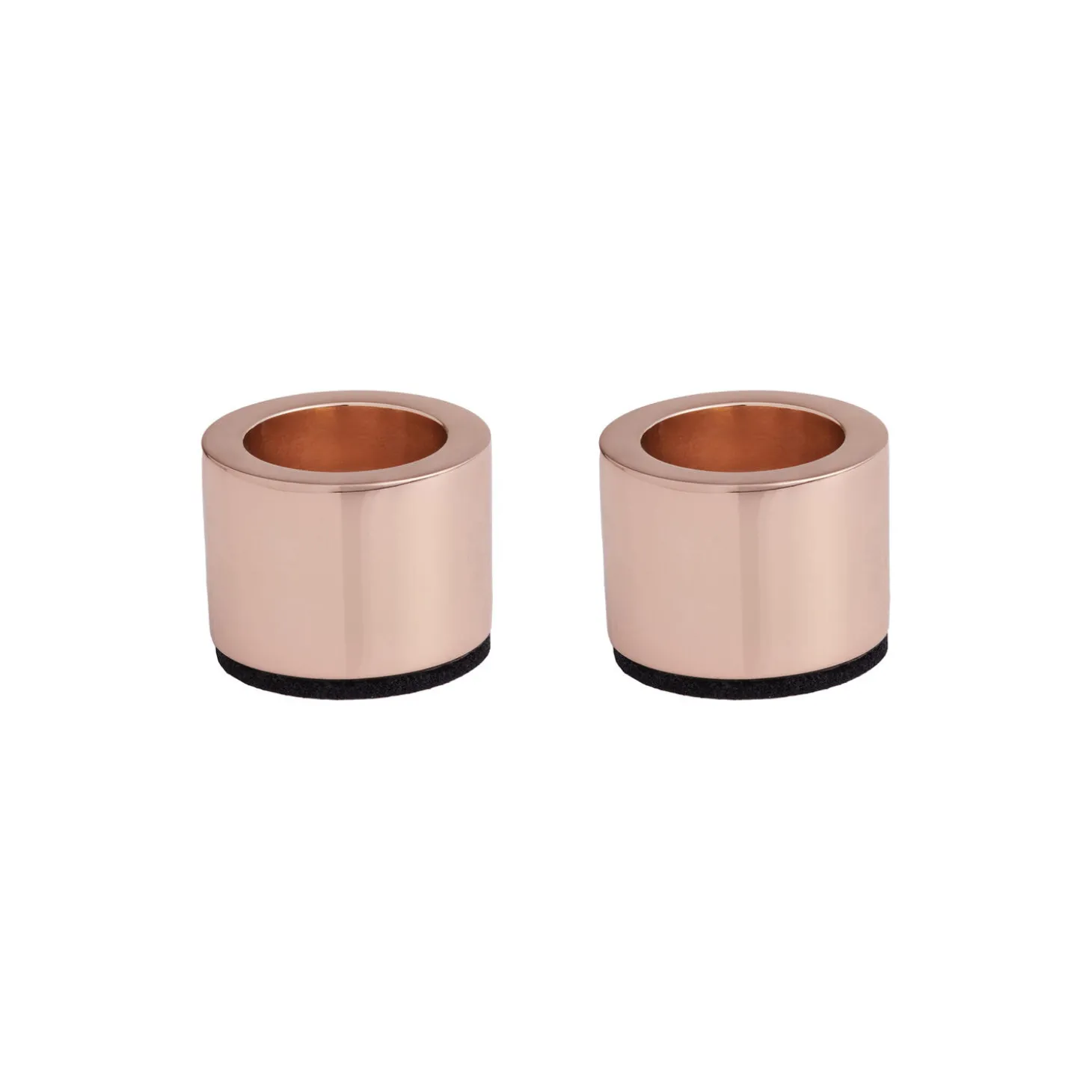 Light Candleholder 2 pcs, rose gold